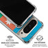 Azerbaijan Flag Distressed Pixel 9/9 Pro Clear Case